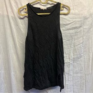 Black tank top